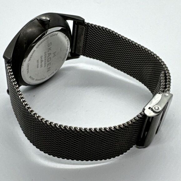 Skagen Holst SKW6180 Women\'s Charcoal Steel Mesh Analog Dial Quartz Watch AEA273